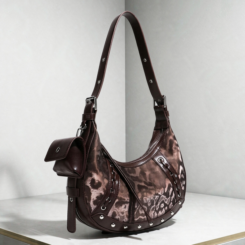 Interior Design Vintage Style - Sacs de selle imprimés léopard de