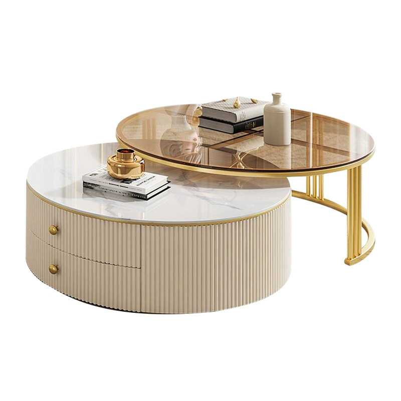 Interior Design Luxury Living Room - Ensemble de tables basses modernes de