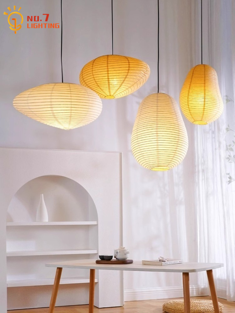 Interior Design Zen - Lampes suspendues Akari Noguchi de conception