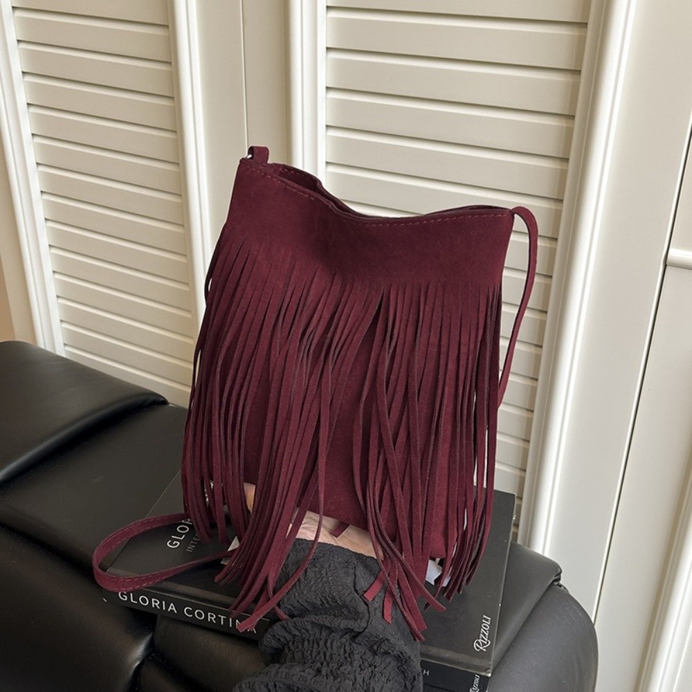 Sac bandoulière rétro à frange - Interior Design Vintage Style avis et prix