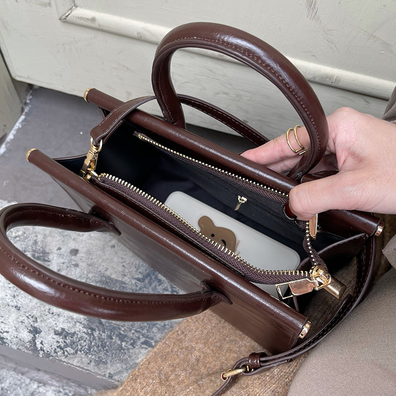 Sac à main vintage en cuir cir - Interior Design Vintage Style avis et prix