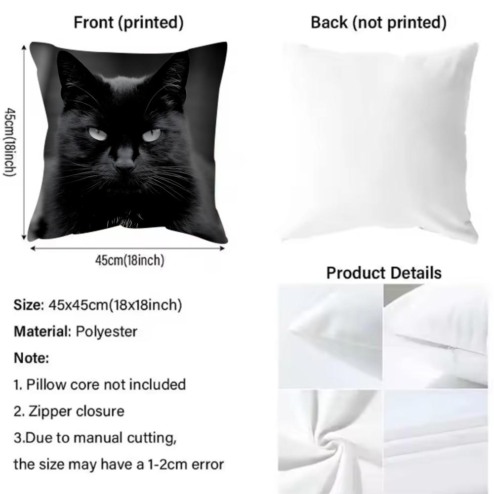 Housse de coussin Black Cat Cu - Interior Design Course avis et prix