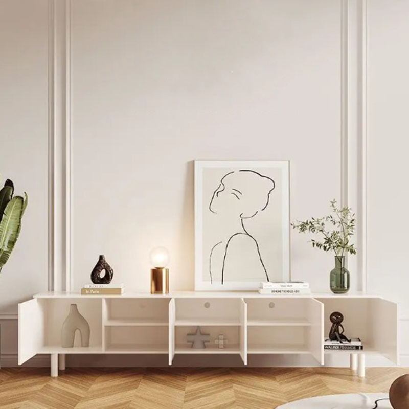 Meuble Tv blanc de luxe, range - Interior Design Luxury Living Room avis et prix