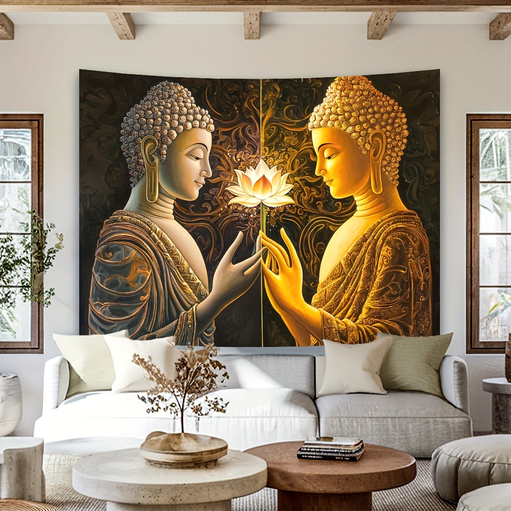 Tapisserie murale bouddha Lotu - Interior Design Zen avis et prix