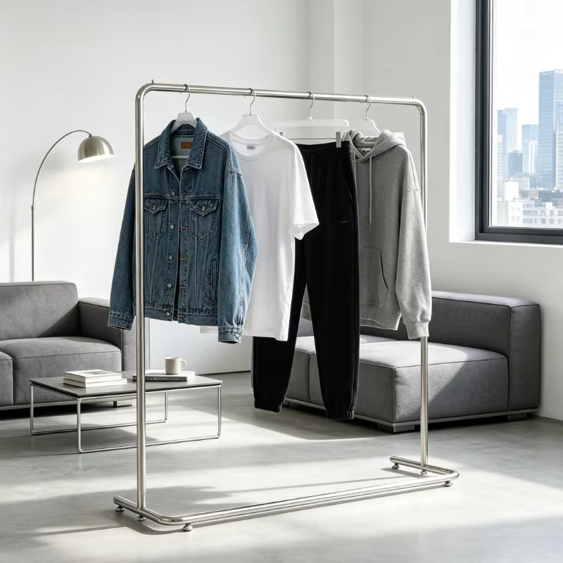 Porte-vêtements robuste en aci - Interior Design Luxury Living Room avis et prix