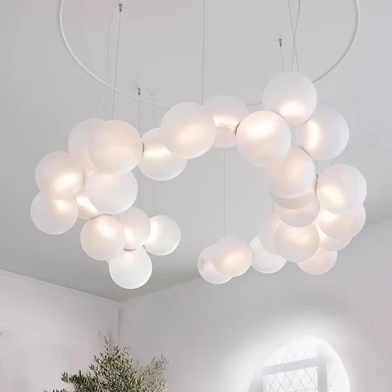 Lustre de salon nordique, lamp - Interior Design Luxury Living Room avis et prix