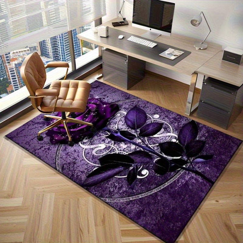 Tapis feuille violette pour un - Interior Design Luxury Living Room avis et prix