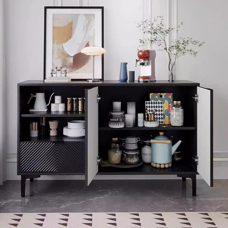 Meuble de Rangement Noir Desig - Interior Design Luxury Living Room avis et prix