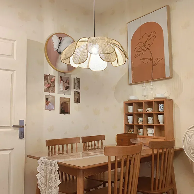 Lampe suspendue en rotin japon - Interior Design Zen avis et prix