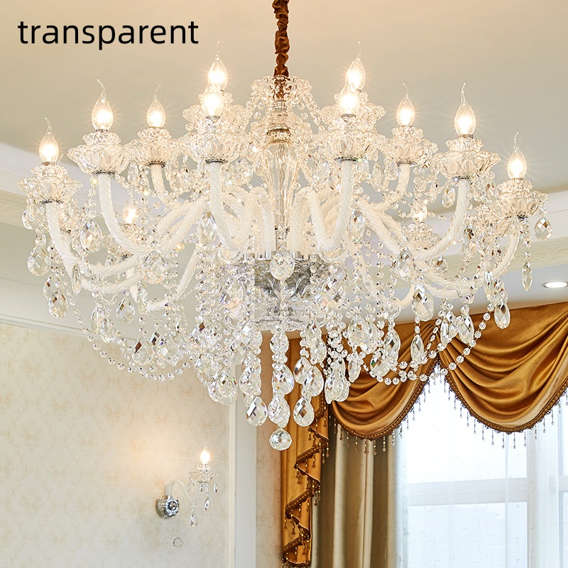 Lustre en cristal de luxe fran - Interior Design Luxury Living Room avis et prix